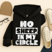 No Sheep In My Circle Distressed Hoodie