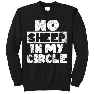No Sheep In My Circle Distressed Sweatshirt