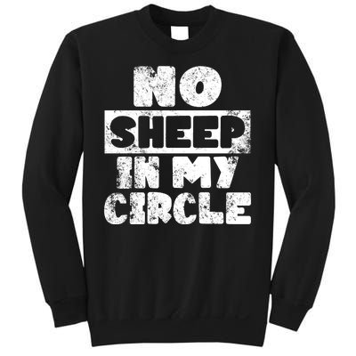 No Sheep In My Circle Distressed Sweatshirt