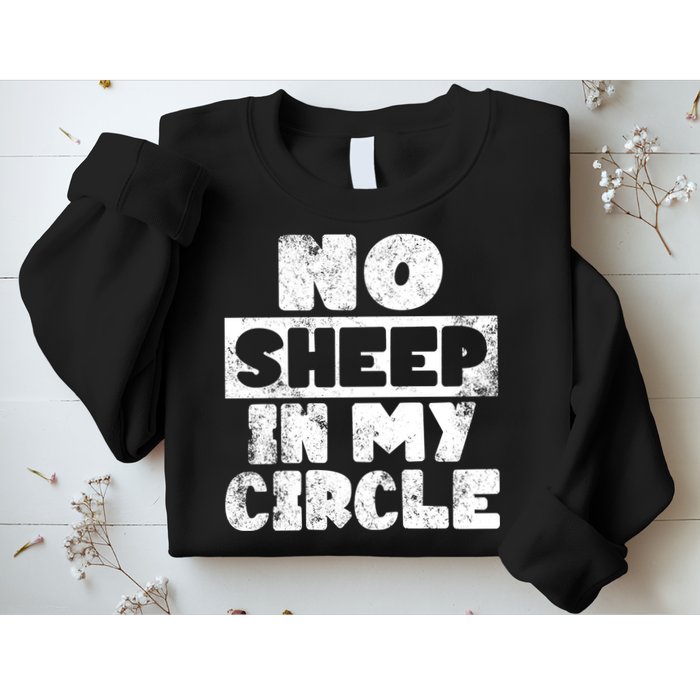 No Sheep In My Circle Distressed Sweatshirt