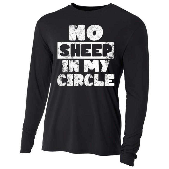 No Sheep In My Circle Distressed Cooling Performance Long Sleeve Crew