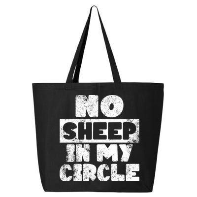 No Sheep In My Circle Distressed 25L Jumbo Tote