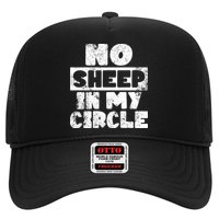 No Sheep In My Circle Distressed Hat