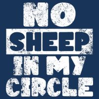 No Sheep In My Circle Distressed Infant Baby Jersey Bodysuit