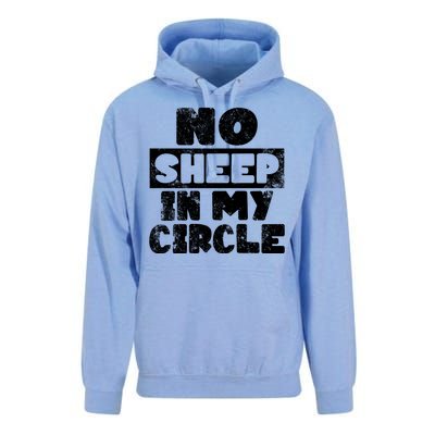 No Sheep In My Circle Distressed Unisex Surf Hoodie