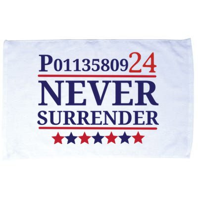 Never Surrender Inmate P01135809 Fulton County Georgia Jail Prisoner Inmate Microfiber Hand Towel