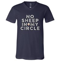 No S.H.E.E.P In My Circle V-Neck T-Shirt