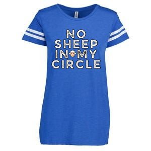 No S.H.E.E.P In My Circle Enza Ladies Jersey Football T-Shirt