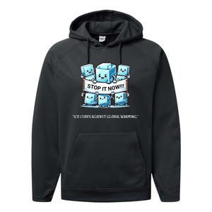 Novelty Stop It Now!!! Global Warming Awareness Performance Fleece Hoodie