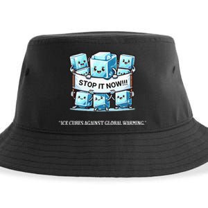 Novelty Stop It Now!!! Global Warming Awareness Sustainable Bucket Hat