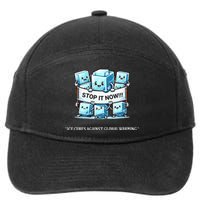 Novelty Stop It Now!!! Global Warming Awareness 7-Panel Snapback Hat