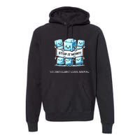 Novelty Stop It Now!!! Global Warming Awareness Premium Hoodie