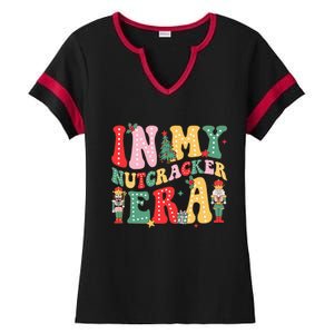 Nutcracker Squad In My Nutcracker Era Christmas Ladies Halftime Notch Neck Tee