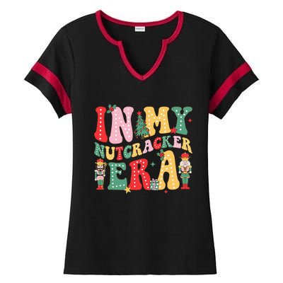 Nutcracker Squad In My Nutcracker Era Christmas Ladies Halftime Notch Neck Tee