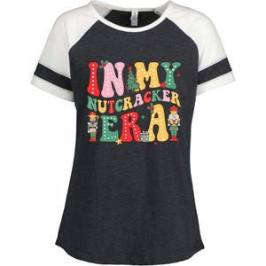 Nutcracker Squad In My Nutcracker Era Christmas Enza Ladies Jersey Colorblock Tee