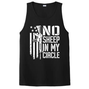 No Sheep In My Circle Gift Funny Camo Pro Gun 2nd Amendment Gift PosiCharge Competitor Tank