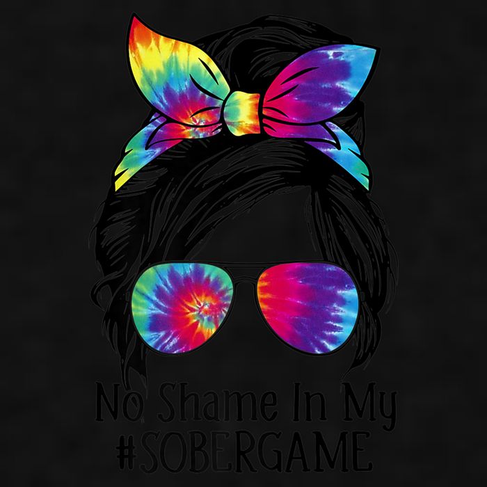 No Shame In My Sober Game Na Narcotics Anonymous Gift Ladies PosiCharge Tri-Blend Wicking Tank