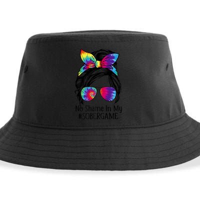 No Shame In My Sober Game Na Narcotics Anonymous Gift Sustainable Bucket Hat