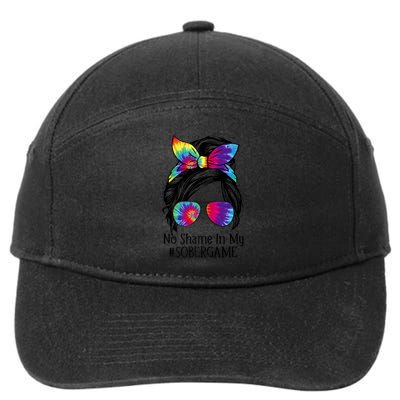 No Shame In My Sober Game Na Narcotics Anonymous Gift 7-Panel Snapback Hat