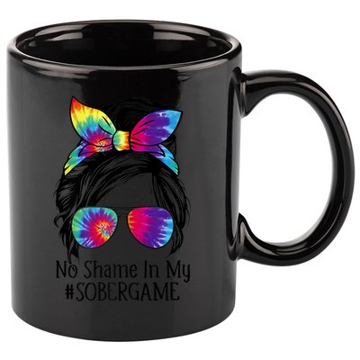 No Shame In My Sober Game Na Narcotics Anonymous Gift 11oz C Handle Ceramic Mug