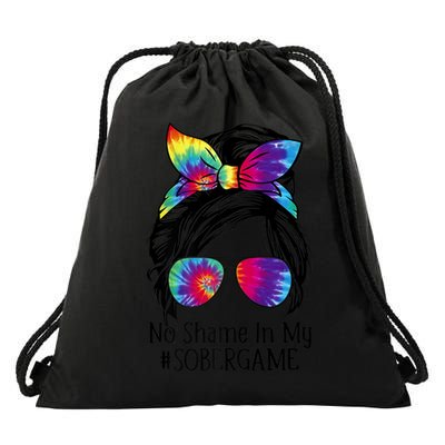 No Shame In My Sober Game Na Narcotics Anonymous Gift Drawstring Bag