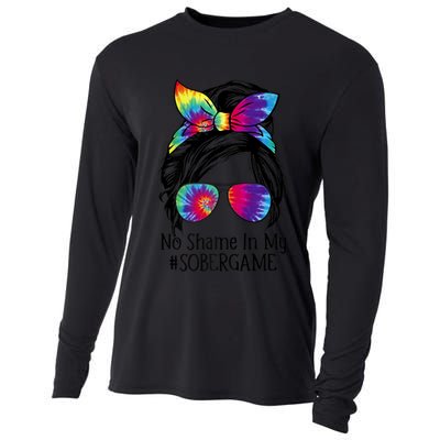 No Shame In My Sober Game Na Narcotics Anonymous Gift Cooling Performance Long Sleeve Crew