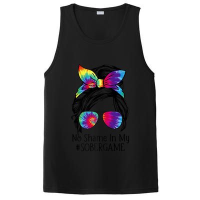 No Shame In My Sober Game Na Narcotics Anonymous Gift PosiCharge Competitor Tank