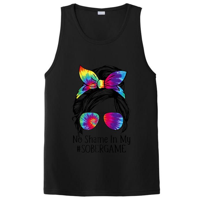 No Shame In My Sober Game Na Narcotics Anonymous Gift PosiCharge Competitor Tank