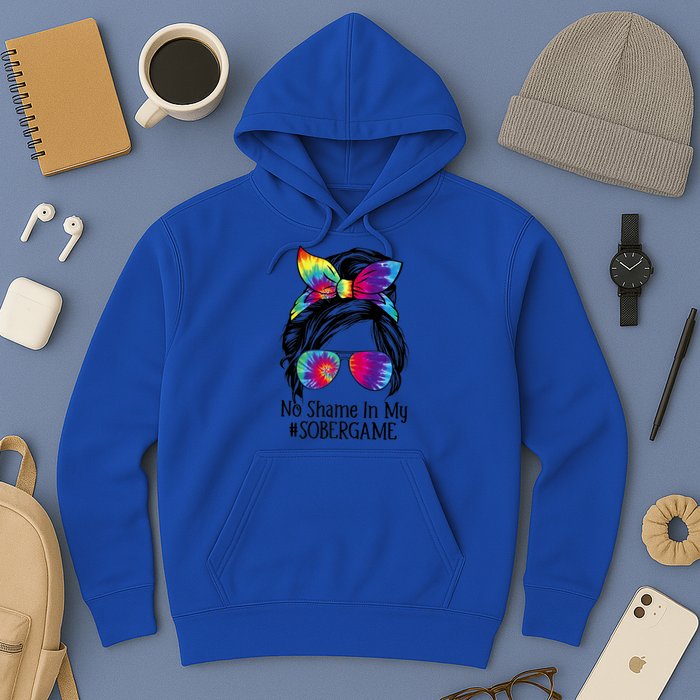 No Shame In My Sober Game Na Narcotics Anonymous Gift Hoodie