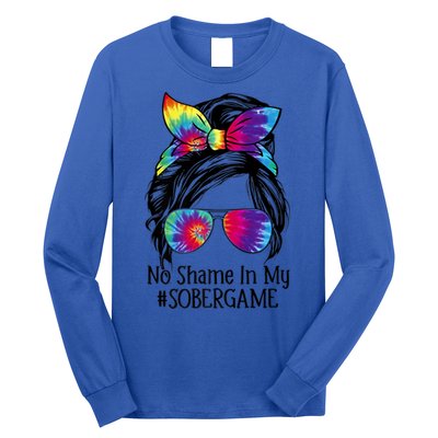 No Shame In My Sober Game Na Narcotics Anonymous Gift Long Sleeve Shirt