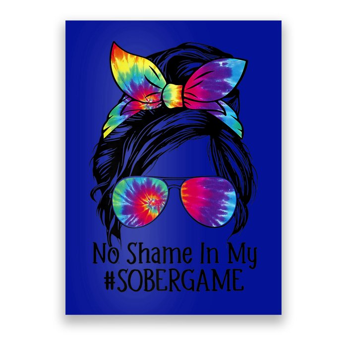 No Shame In My Sober Game Na Narcotics Anonymous Gift Poster
