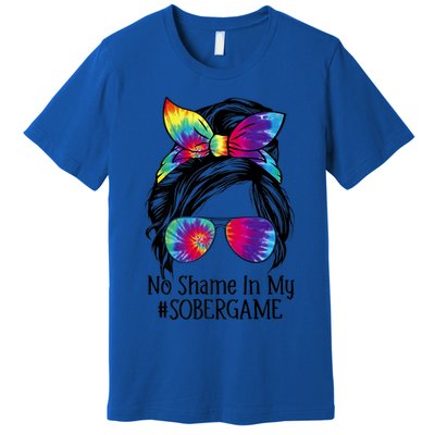No Shame In My Sober Game Na Narcotics Anonymous Gift Premium T-Shirt