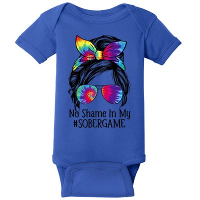 No Shame In My Sober Game Na Narcotics Anonymous Gift Baby Bodysuit