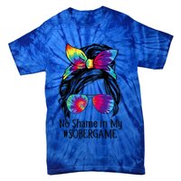 No Shame In My Sober Game Na Narcotics Anonymous Gift Tie-Dye T-Shirt
