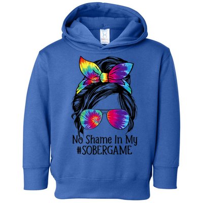 No Shame In My Sober Game Na Narcotics Anonymous Gift Toddler Hoodie