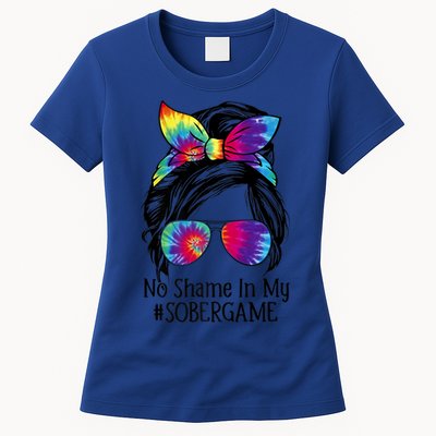 No Shame In My Sober Game Na Narcotics Anonymous Gift Womens T-Shirt