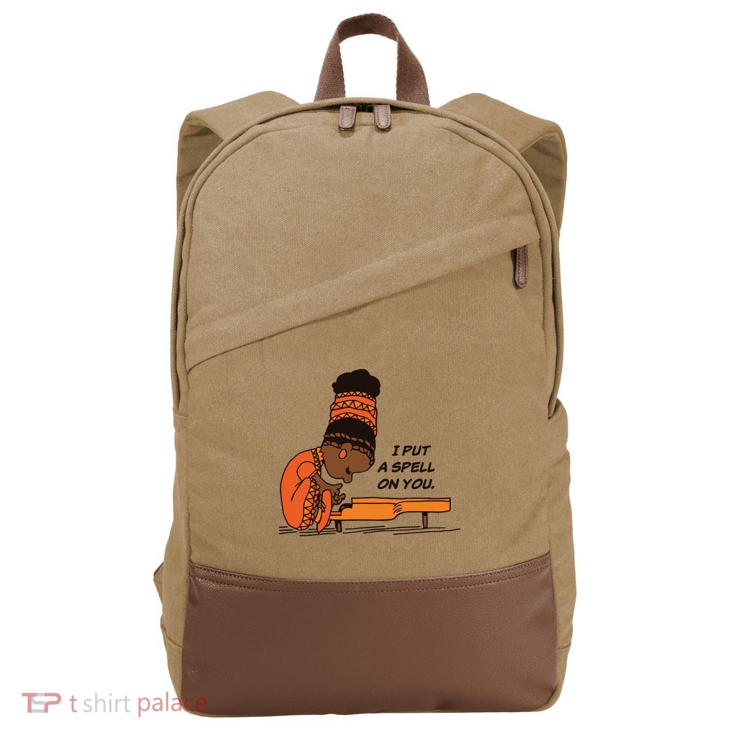 Nina Simone I Put A Spell On You Cotton Canvas Backpack