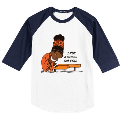 Nina Simone I Put A Spell On You Baseball Sleeve Shirt