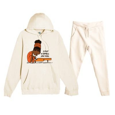 Nina Simone I Put A Spell On You Premium Hooded Sweatsuit Set