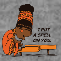 Nina Simone I Put A Spell On You Tall Hoodie