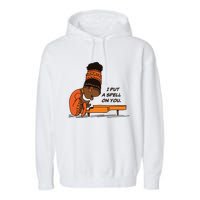 Nina Simone I Put A Spell On You Garment-Dyed Fleece Hoodie