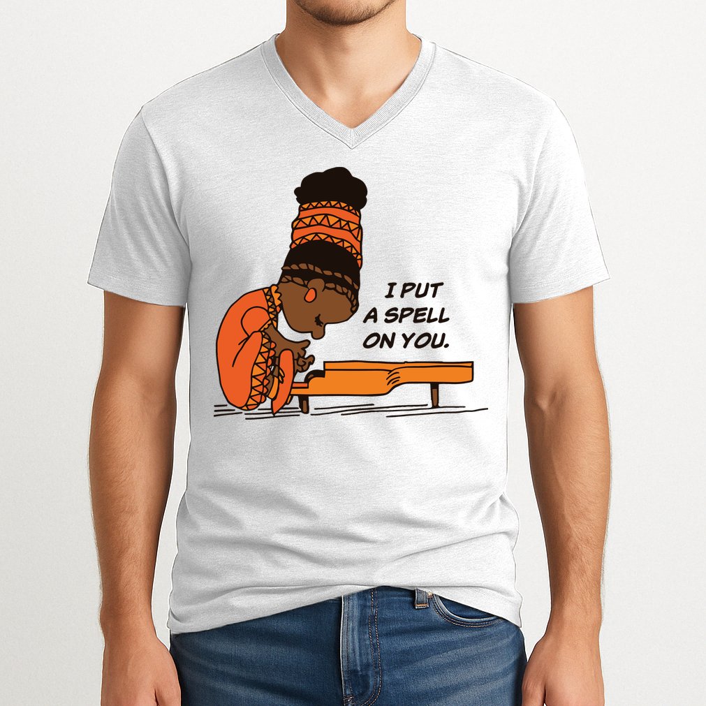 Nina Simone I Put A Spell On You V-Neck T-Shirt