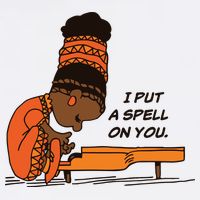 Nina Simone I Put A Spell On You Flat Bill Trucker Hat