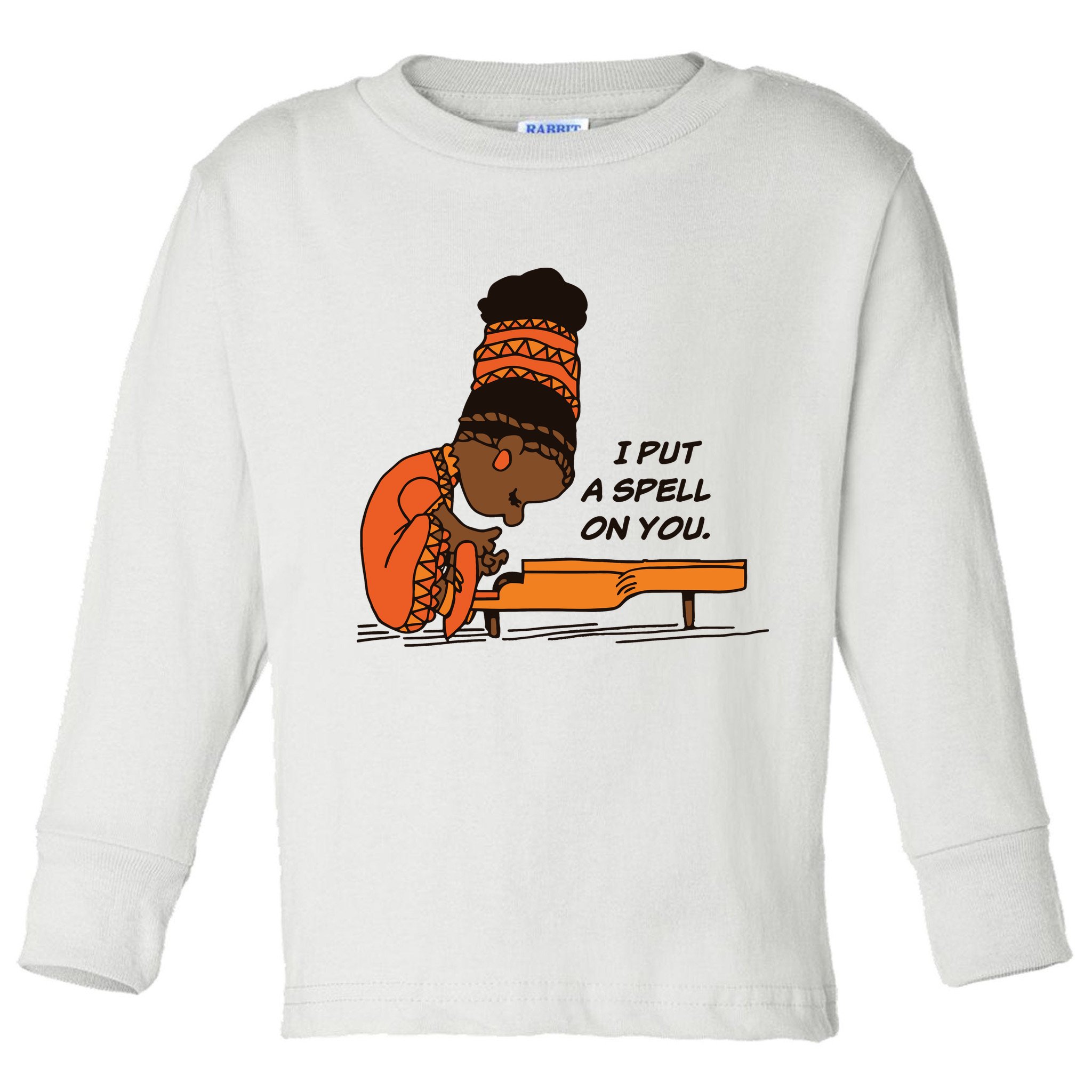 Nina Simone I Put A Spell On You Toddler Long Sleeve Shirt