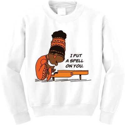 Nina Simone I Put A Spell On You Kids Sweatshirt