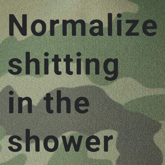 Normalize Shitting In The Shower Dank Meme Legacy Tie Dye Trucker Hat