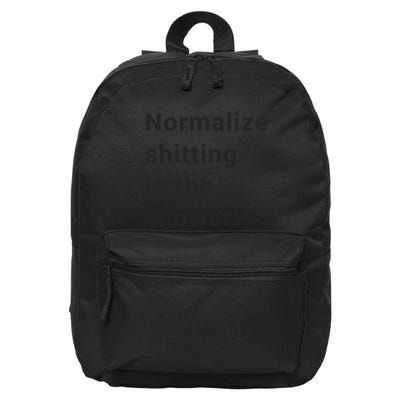 Normalize Shitting In The Shower Dank Meme 16 in Basic Backpack