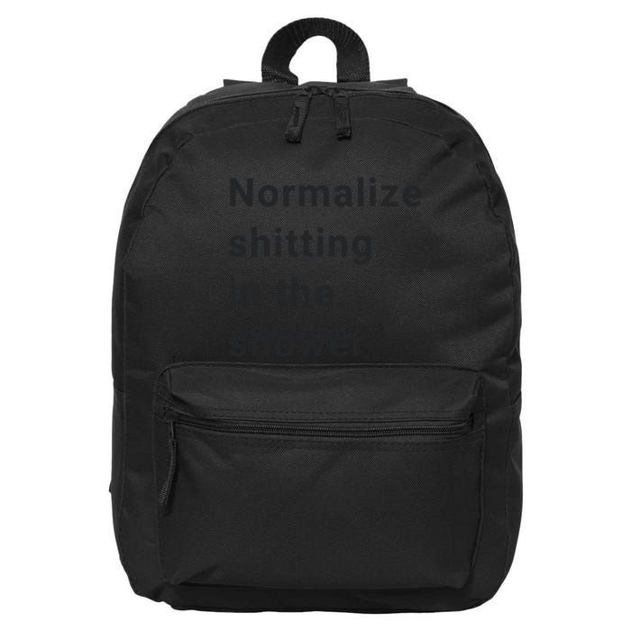 Normalize Shitting In The Shower Dank Meme 16 in Basic Backpack