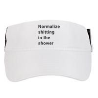 Normalize Shitting In The Shower Dank Meme Adult Drive Performance Visor