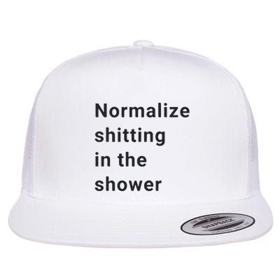 Normalize Shitting In The Shower Dank Meme Flatbill Hat
